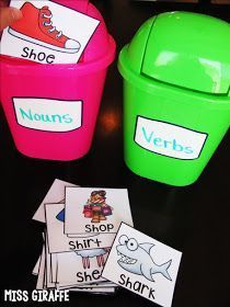 Kindergarten Teaching Ideas, Fun Teaching Ideas, Counting Syllables, Tutoring Ideas, Tutoring Services, Whole Brain Teaching, Nouns And Verbs, Grammar Activities, Teaching Grammar