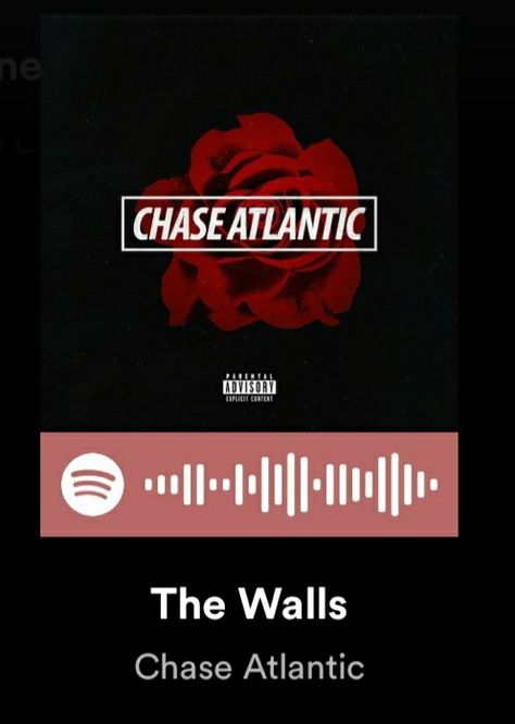 The walls spotify Chase Atlantic Spotify, Spotify Code, Chase Atlantic