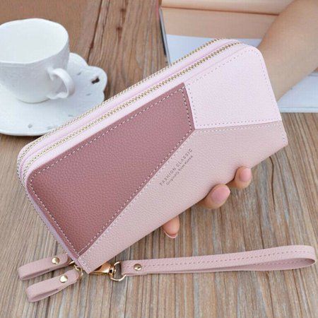 Pink Wallet, Leather Billfold, Billfold Wallet, Pu Leather Wallet, Print Pants, Mobile Phone Bag, Money Bag, Zipper Wallet, Wallet Fashion