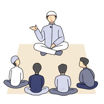 Ed Mubarak, Sitting Illustration, Png Islamic, Images Islamic, Teacher Cartoon, Islamic Cartoon, Anime Muslim, Islamic Studies, Daily Verses