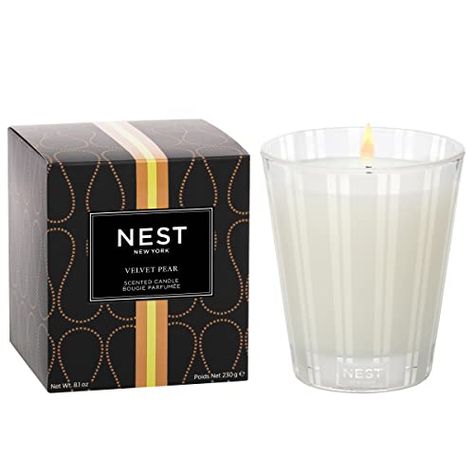 NEST Fragrances Velvet Pear Scented Classic Candle Sea Salt Candle, Scented Candles Decor, Rose Noir, Classic Candles, Last Minute Christmas Gifts, Christmas Gifts For Wife, Candle Craft, 3 Wick Candles, Candle Collection