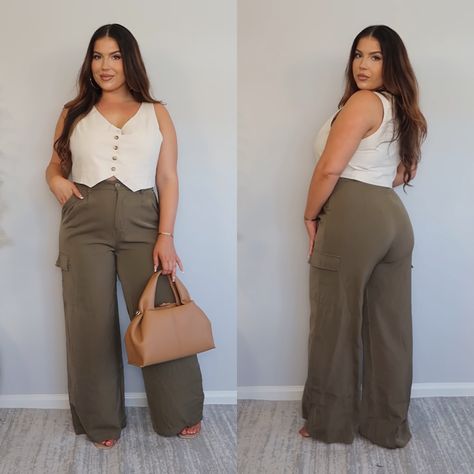 Feminine Outfits Black Women, Fancy Casual Outfits, Summer Workwear, Outfits Gorditas, Curvy Fashionista, Amazon Storefront, Alt Fashion, Causual Outfits, Feminine Outfit