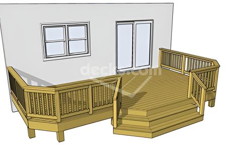 10 Mobile Home Deck Plans for Extending Your Outdoor Living Space Deck Ideas Mobile Home, Diy Deck Ideas On A Budget Mobile Home, Trailer Deck Ideas, Deck For Mobile Home, Mobile Home Porches, Free Deck Plans, Mobile Home Deck, Home Deck, Deck Plan