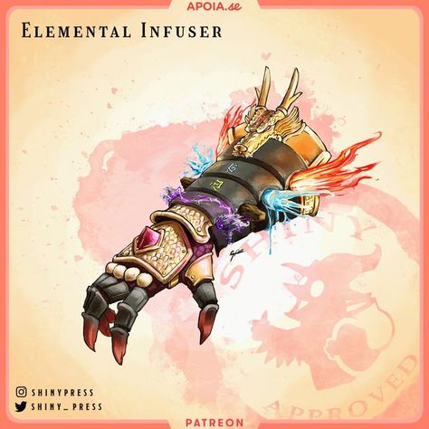 Artificer Creations Dnd, Fantasy Items Art, Dragon Powers, Fantasy Spells, Elemental Art, Magic Armor, Dungeons And Dragons 5e, Elemental Powers, Dnd Homebrew