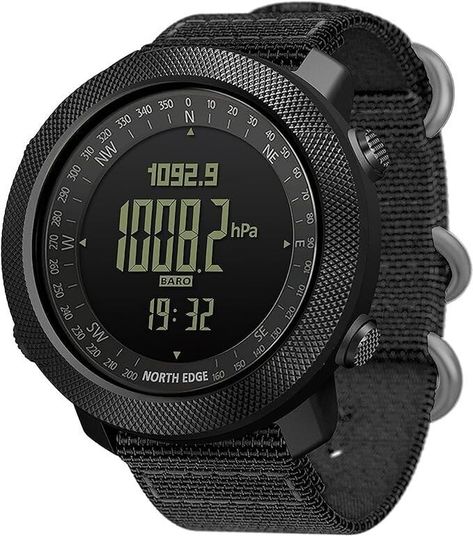 Survival Watch, Compass Watch, Tactical Watch, Digital Wrist Watch, Mens Digital Watches, Steps Tracker, Digital Sports Watches, Altimeter, Adventure Hiking