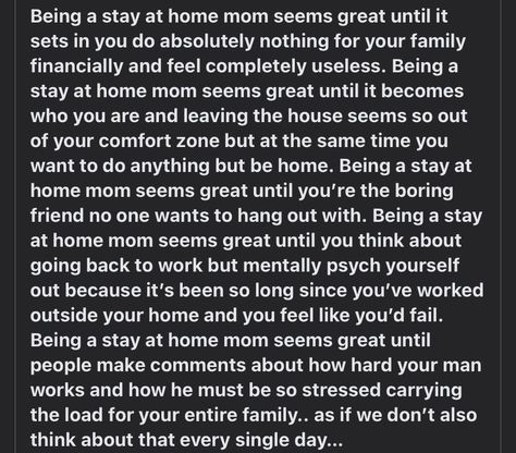 Sahm Quotes Feelings, Stay At Home Mom Burnout Quotes, Being A Stay At Home Mom Quotes, Moms Deserve A Break Too Quotes, Mom Issues Quotes Daughters, Stay At Home Mom Quotes Unappreciated, Feeling Unappreciated Quotes Mothers, Unappreciated Quotes Mom, Default Parent Quotes