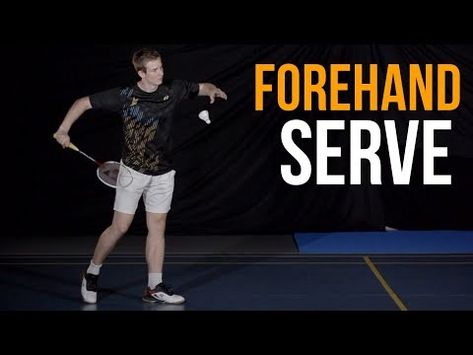 Badminton Forehand Serve Tutorial - YouTube Badminton Serving, Badminton Serve, Ping Pong, Badminton, Quick Saves