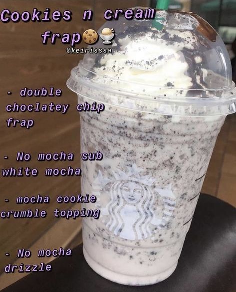 Starbucks Drinks, Cookies And Cream, A Drink, Follow Me, Ice Cream, Screen, Drinks, Cream, Instagram