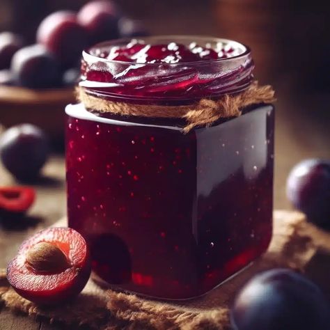 Damson Jam Recipe Damson Jam, Jelly Recipe, Apple Jam, Jam Recipe, The Jam, Jelly Recipes, She Left, My Grandmother, Jam Recipes