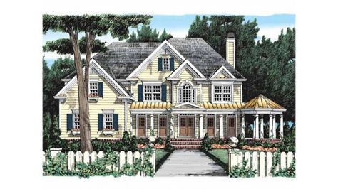 Front Frank Betz, Colonial Style House Plans, Colonial House Plans, Farmhouse Floor Plans, Colonial Exterior, Monster House Plans, Colonial Design, Country Style House Plans, Architecture 3d