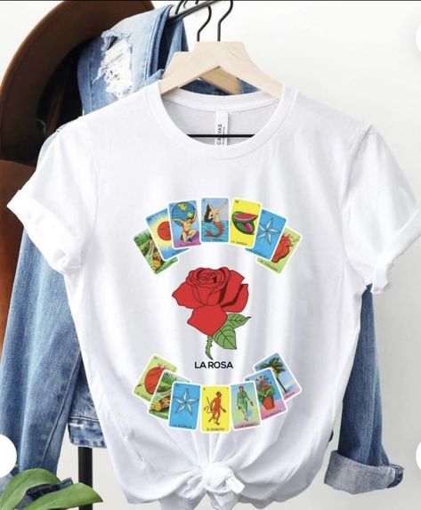 Loteria Party, Mexican Shirts, Shirt Print Design, Personalized Clothes, Family Outfits, Shirt Ideas, Tshirt Logo, Cool Shirts, Printed Shirts