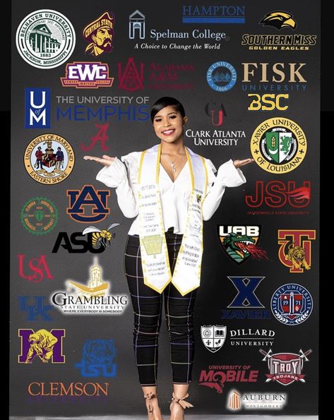 Hbcu Decision Day, College Announcement Ideas, Hbcu Aesthetic, Hbcu Colleges, College Announcements, Fort Valley State University, College Decision, High School Graduation Pictures, Spelman College