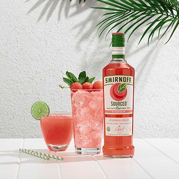 To celebrate National Watermelon Day, Diageo has extended its Smirnoff Sourced vodka range with the addition of a watermelon-flavoured variant Martini Recipes Easy, Fruity Cocktail Recipes, Bliss Bar, National Watermelon Day, Watermelon Wedge, Watermelon Day, Bar Business, Smirnoff Vodka, Strawberry Mojito