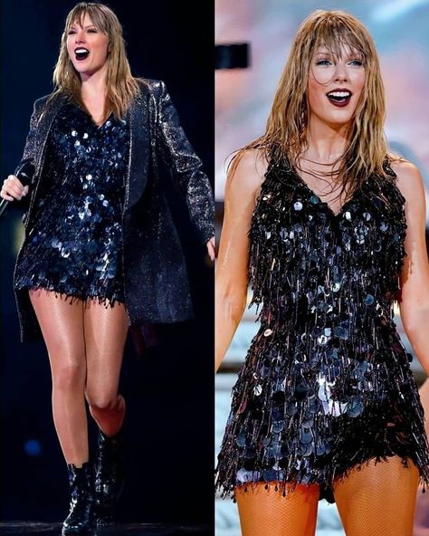 Taylor Swift Stage Costume, Taylor Swift Sparkle Outfit, Taylor Swift Music Video Outfits Reputation, Casual Taylor Swift Outfits Concert, Taylor Swift Sparkly Outfit, Taylor Swift Performance Outfits, Mirrorball Outfit Taylor Swift, Taylor Swift Stage Outfits, Taylor Swift Inspo Outfits