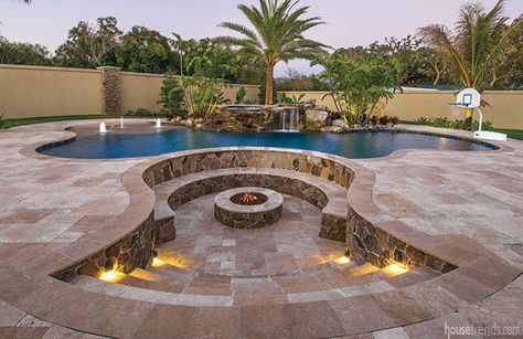 Dream Backyard Pool, Travertine Pavers, Pools Backyard Inground, Pool Contractors, Luxury Pools, Backyard Pool Landscaping, Dream Pools, Backyard Pool Designs, Swimming Pools Backyard