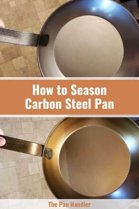 Take your cooking to the next level with a perfectly seasoned carbon steel pan. Our simple 3-step guide will show you how it's done. #seasoning #carbonsteel 😍🍳 Types Of Cooking Oil, Carbon Steel Pan, Induction Cooktop, Oven Racks, Skillet, Step Guide, Carbon Steel, Next Level, Cookware