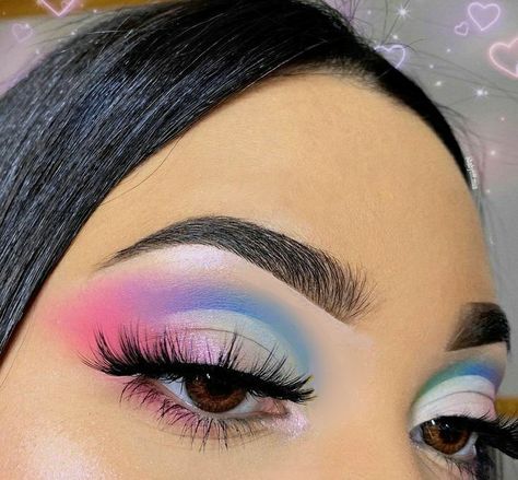 Easter Makeup Looks Eyeshadows, Easter Makeup Looks, Ball Makeup, Makeup Ojos, Vibrant Makeup, Cute Eye Makeup, Work Makeup, Rave Makeup, Makeup Is Life