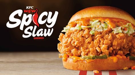 Spicy Slaw, Bbq Sandwich, Honey Bbq Sauce, Kfc Chicken, Kentucky Fried, Chicken Sandwiches, Honey Bbq, Summer Cookouts, Savory Chicken