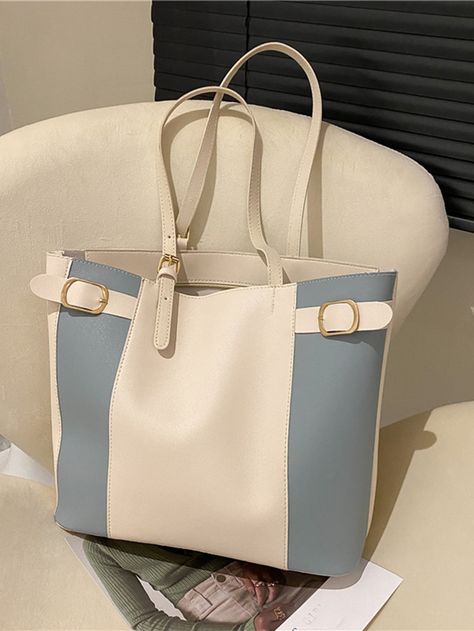 Minimalist leather tote