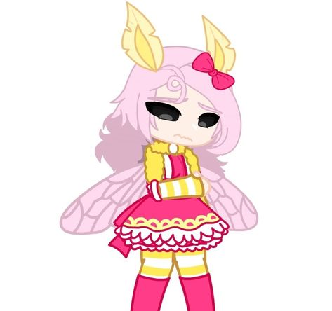 Gacha Club Moth Oc, Moth Oc, Moth Girl, Gacha Club, Club Outfits, Character Design Inspiration, Moth, Pikachu, Character Design