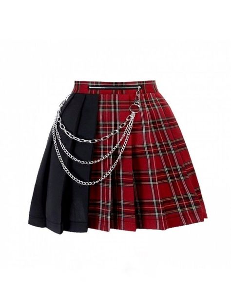 Scene Skirts, Mode Tartan, Simpul Dasi, Mode Indie, Skirt Patchwork, Sticker Machine, Y2k Punk, High Waisted Pleated Skirt, Plaid Pleated Skirt