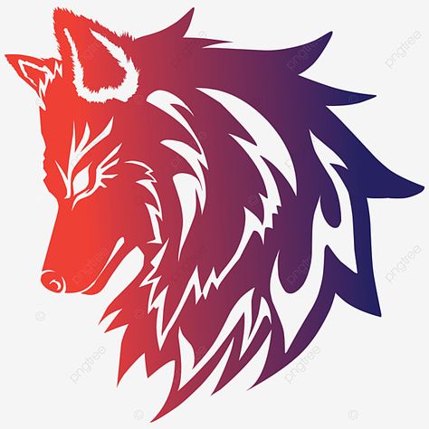 Wolf Logo Art, Scary Silhouette, Element Animals, Expression Eyes, Lup Singuratic, Wolf Clipart, Red Wolves, Wolf Logo, Wolf Background