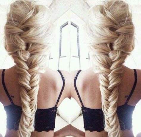 ☼ pinterest: simplysydneyyy ☼ Elsa Braid, Elsa Style, Elsa Hair, Aesthetic Hairstyles, Fishtail Braids, Boring Hair, Long Blonde, Hair Envy, Messy Hairstyles