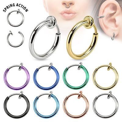 Piercing Arcade, Rough Gemstone Jewelry, Faux Septum, Tragus Ring, Faux Piercing, Tragus Hoop, Cartilage Ring, Fake Earrings, Piercing Septum