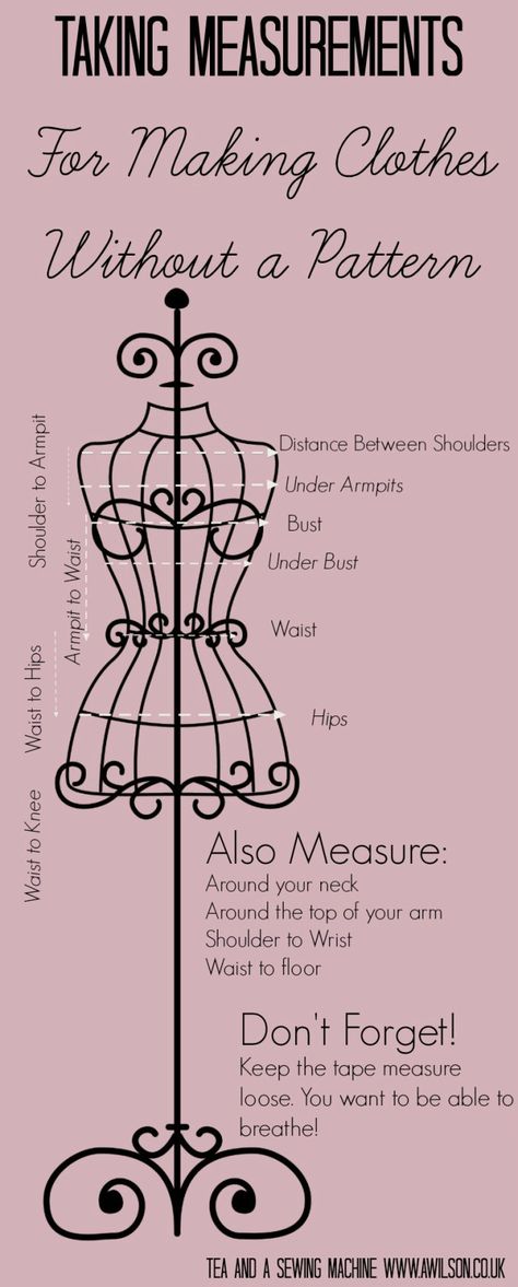 how to take measurements infographic sewing Making Clothes, Sewing 101, Sew Ins, Trendy Sewing, Costura Diy, Beginner Sewing Projects Easy, Sew Easy, Techniques Couture, Diy Sewing Clothes