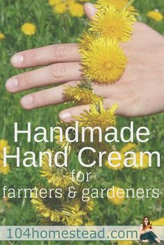 Homemade Hand Cream, Hand Cream Recipe, Hand Cream Homemade, Hydro Power, Wild Foraging, Working Hands, Homemade Bath, Homemade Lotion, Homemade Beauty