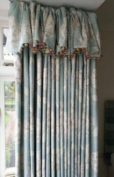 Drapes With Attached Valance - Foter Curtains With Valance, Bedroom Curtains With Blinds, Cottage Curtains, Best Curtains, Curtain Inspiration, Eclectic Wallpaper, Curtain Headings, Curtain Styles, Curtains And Draperies