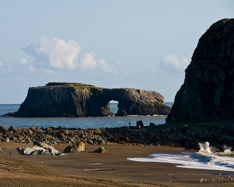 Going for some Soul Food =   Arched Rock, Goat Rock Beach (Jenner Beach) by Tony Fischer Photography, via Flickr Goat Rock Beach, Study Picnic, Jenner California, West Coast Travel, Honduras Travel, Costa Rica Beaches, Tanzania Travel, Landform, Rock Beach