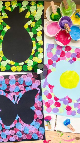 325K views · 13K reactions | Pom Crafts🌸 follow @abcdeelearning for more kids ideas | Deena Keller | abcdeelearning · Original audio Pom Crafts, Kindergarden Activities, Kid Projects, Spring Crafts For Kids, Kids Ideas, Fun Art, Elementary Art, Spring Crafts, Preschool Crafts