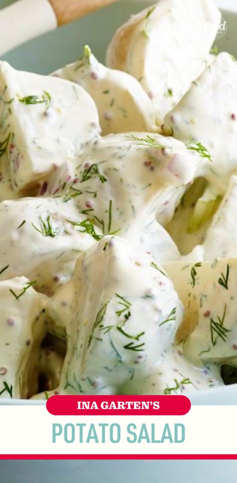 Ina Garten Potato Salad, Best Potato Salad, Dill Potatoes, Mayonnaise Recipe, Potato Salad Recipe, Barefoot Contessa, White Potatoes, Potatoe Salad Recipe, Fresh Dill