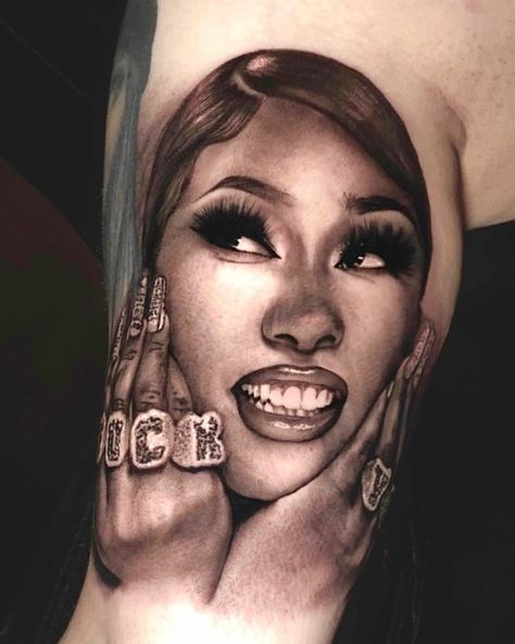 Stallion Tattoo, Megan Thee Stallion, Feb 8, Tattoos And Piercings, Portrait Tattoo, Tatting, Piercings, Instagram Photos, Tattoos