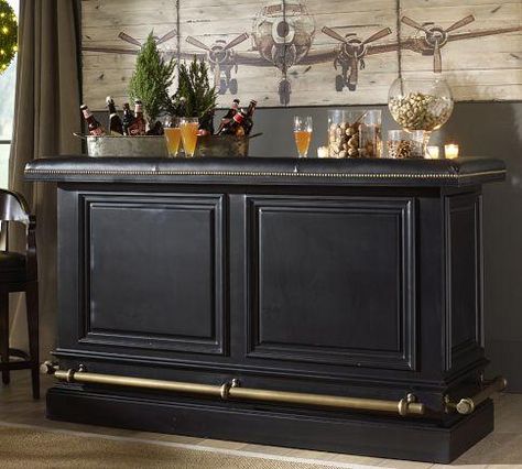 ultimate bar pottery barn | Storage Furniture - Ultimate Bar | Pottery Barn - bar, cabinet.  Getting in Nov 2013! Pottery Barn Bar, Free Standing Bar, Coin Bar, Home Bar Rooms, Bar Designs, Home Bar Designs, Home Bar Furniture, Diy Bar, Entertainment Bar