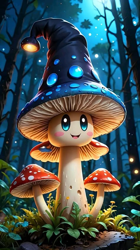 Mushroom Backgrounds, Mushrooms Pictures, Cute Wallpapers For Android, September Art, Mushroom Wallpaper, Mushroom Pictures, Halloween Wallpaper Cute, Dark Fantasy Artwork, Iphone Wallpaper Landscape