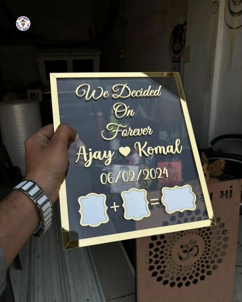 THUMB PRINT FRAME 🖼️ • Price :- 1. 1320rs 2. 1430rs 3. 1200rs - shipping charge extra 📍: Shipping in pan India. • Customised thumb prints available. #amdavaddecorwala #thumbprintframe #thumbprint #weddinggift #engagementgift #welcomegift Diy Engagement Decorations, Thumb Print, Creative Wedding Gifts, Thumb Prints, Wedding Crafts Diy, Engagement Decorations, Custom Wedding Gifts, Wedding Crafts, Welcome Gifts