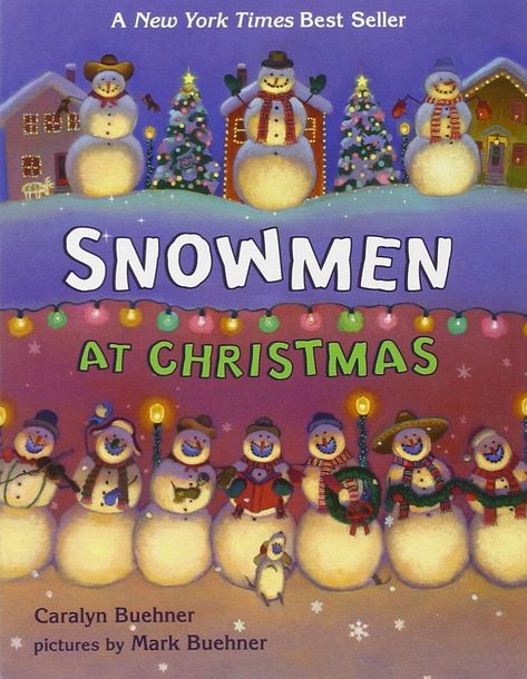 On #Christmas Eve, the town's snowmen come alive for caroling, #dancing , and celebration to await the arrival of the #snowman #Santa Claus. The #story and artwork are absolutely delightful. #Children will have #fun looking for the hidden #pictures on each page. #book #books Best Christmas Books, Snowmen At Night, Christmas Picture Books, Its Christmas Eve, Winter Books, Christmas Math, Christmas Book, Literacy Activities, Christmas Books