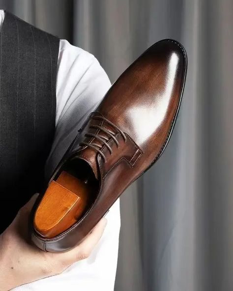 Link in bio. #fyp #shoes #aliexpress #viral Mens Lace Up Shoes, Gentleman Office, Oxford Wedding, Leather Shoes Brand, Mens Casual Dress Shoes, Mens Business Shoes, Shoe For Men, Office Men, Office Man