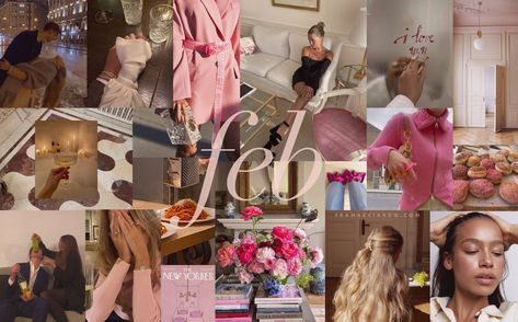 February Moodboard (Desktop Desktop Wallpaper Hd 1080p Laptop Aesthetic Collage, February Aesthetic Wallpaper Laptop, February Wallpaper Aesthetic Desktop, February Laptop Wallpaper, February Macbook Wallpaper, February Wallpaper Desktop, Febuary Backgrounds Laptop, Mood Board Winter, Pink Collage Wallpaper Laptop