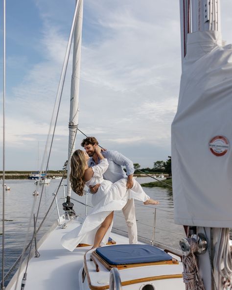 DREAM BIG! When these two asked if I would make the trip to do their photos on a boat, HOW could I say no. This was such a beautiful beautiful engagement session. The sun was perfect, the couple was AMAZING and the location was to die for. Couldn’t have asked for a better time 🤍 Capturing your engagement session is so magical! We will laugh and smile and truly remember what you felt during those months and days leading up to you saying “I Do!” Engagement shoots are the perfect opportunit... Boat Engagement Photos, Boat Engagement, Sailboat Wedding, Lake Photoshoot, Boat Pics, Romantic Photoshoot, Lake Travis, Connecticut Wedding, Austin Wedding Photographer