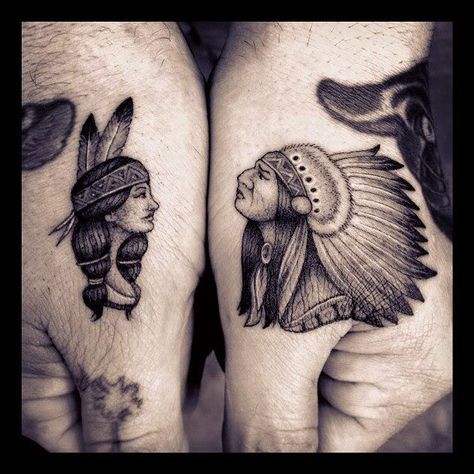 Native american tattoo idea :) Native Indian Tattoos, People With Tattoos, Native American Tattoo Designs, Herren Hand Tattoos, Indian Tattoo Design, Native American Tattoo, American Indian Tattoos, Sparrow Tattoo, Native American Tattoos