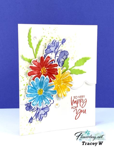 Cardmaking Tutorials, Scrap Cards, Daisy Cards, Color Contour, Tag Ideas, Card Crafts, Stamp Projects, Card Making Tutorials, Stamping Techniques