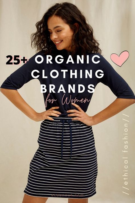 Wondering where to buy non-toxic, organic clothing? This is a list of organic clothing brands for women that you should check out. #organiccotton #nontoxic #clothing #organic #sustainable #brands Non Toxic Clothes, Organic Clothes Women, Plastic Clothing, Toxic Clothing, Thought Clothing, Organic Clothing Women, Sustainable Womens Clothing, Toxic Products, Sustainable Brands