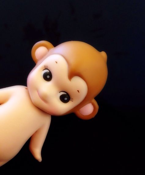 Sweet dreams! #sonnyangel #monkey Monkey Sonny Angel, Neha Core, Sonny Angel Pfp, Angel Pfp, Circus Monkey, Angel Babies, Monkey Pictures, Sonny Angels, French Class