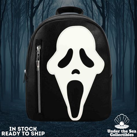 Do you like scary movies? 👻Ghostface Glow in the Dark Mini Backpack #ghostface #halloween Ghost Faces, Scary Movies, Mini Backpack, Under The Sea, In The Dark, Glow In The Dark, The Darkest, Darth Vader, Collectibles