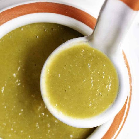 Green Enchilada Sauce Homemade Green Enchilada Sauce, Tomatillo Recipes, Green Chili Chicken Enchiladas, Green Chili Enchiladas, Green Chile Enchilada Sauce, Recipes With Enchilada Sauce, Mexican Sauce, Green Chili Chicken, Homemade Enchilada Sauce