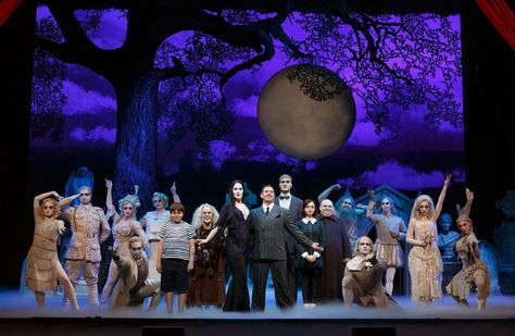 The Addams Family Addams Family Broadway, Adams Family Costume, Family Props, Addams Family Musical, Addams Family Costumes, Adams Family, The Addams Family, Family Tour, Theatre Nerds