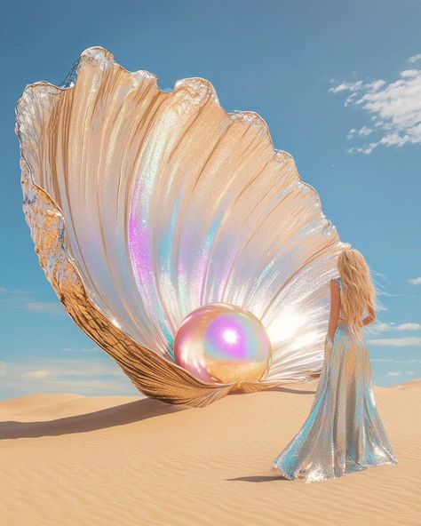 Fantasy land . . #fantasy #moon #sun #shell #pearl #pink #structures #dreamscape #ethereal Mermaid Essence, Dreamscape Aesthetic, Canva Background, Retro Witch, Fantasy Moon, Collage Pics, Dance Project, Graphic Design Business Card, Fantasy Land